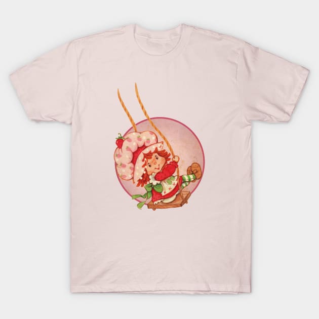 Vintage Strawberry  swings T-Shirt by fatkahstore